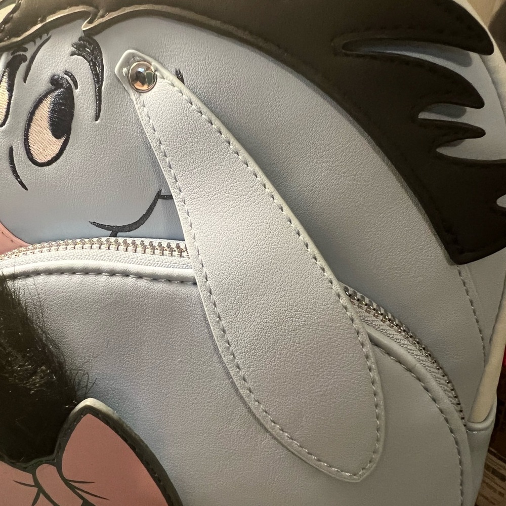 Loungefly Disney Eeyore Backpack - Light Blue and Pink - Picture 7 of 9